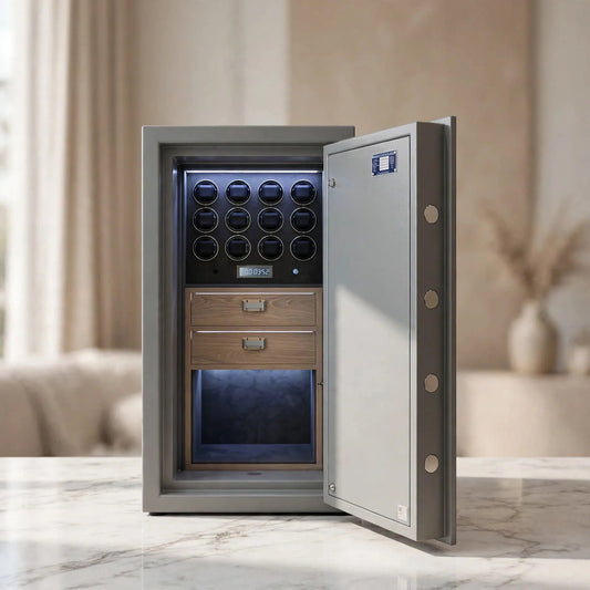 Tempus 12-Watch Winder Safe – Grade 5, £1,000,000 Insurance Rated