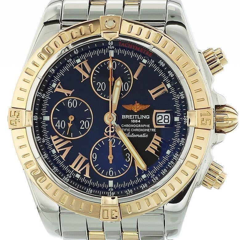 Breitling Chronomat 44 Stainless Steel & Rose Gold C13356 Immaculate Condition