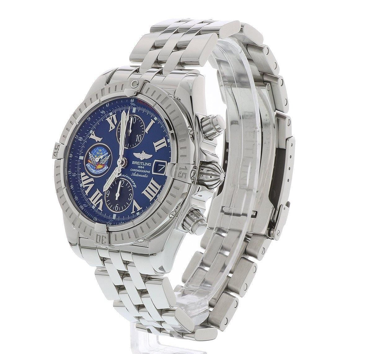 BREITLING CHRONOMAT Limited Edition 50th Anniversary 44mm Mint Condition - Swiss Watch Store UK