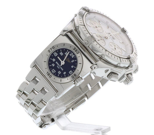 BREITLING Crosswind Special with UTC Pilot Bracelet A44355 Outstanding Condition