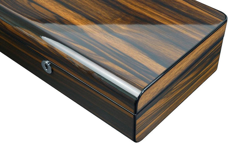 Watch Box for 6 Watches and Cufflinks Superb Quality Macassar by Aevitas