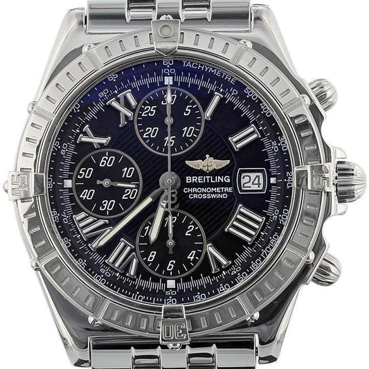 Breitling Crosswind Stainless Steel A13355 Black Dial Automatic