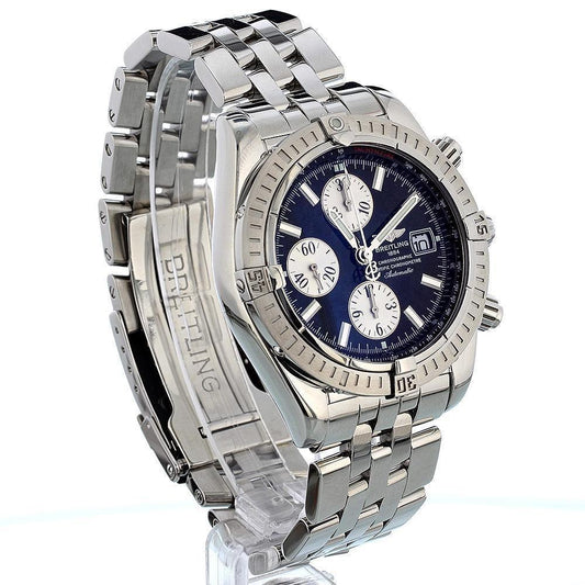 Breitling Chronomat Evolution 44 Stainless Steel A13356 with Service Box and Papers