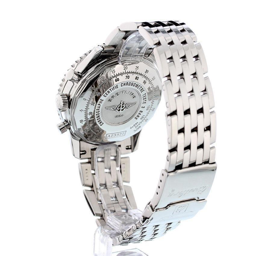 Breitling Navitimer Steel Automatic Mens Watch A23322 Box-Papers MINT