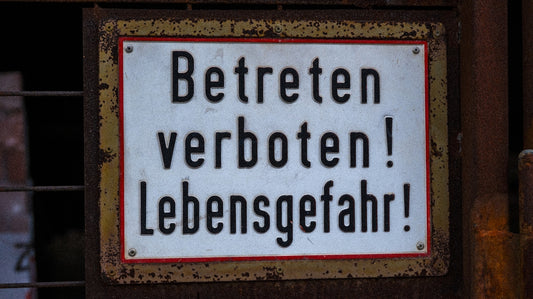 A sign that is on the side of a building