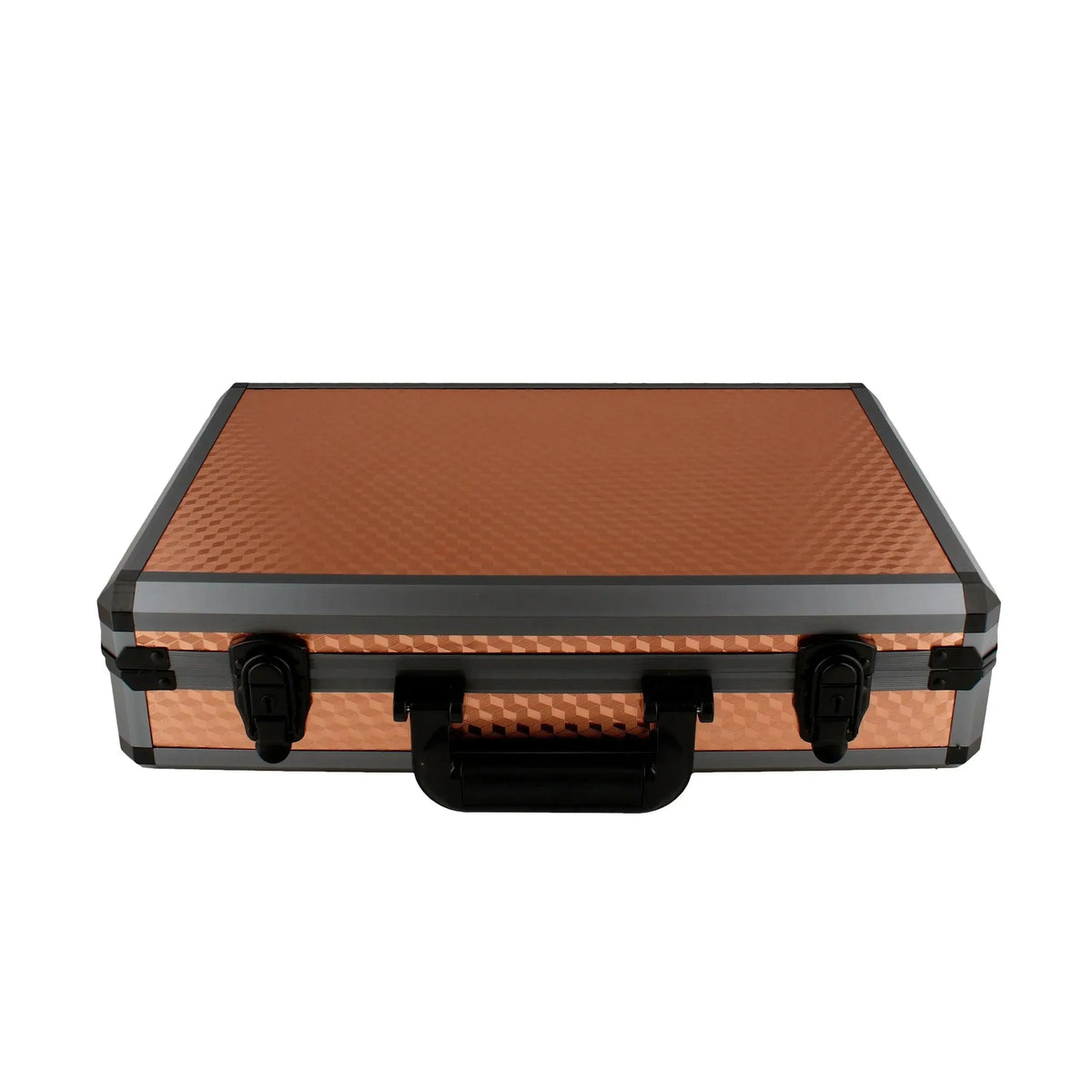 24 Watch Briefcase in Rose Gold with Lift Out Tray