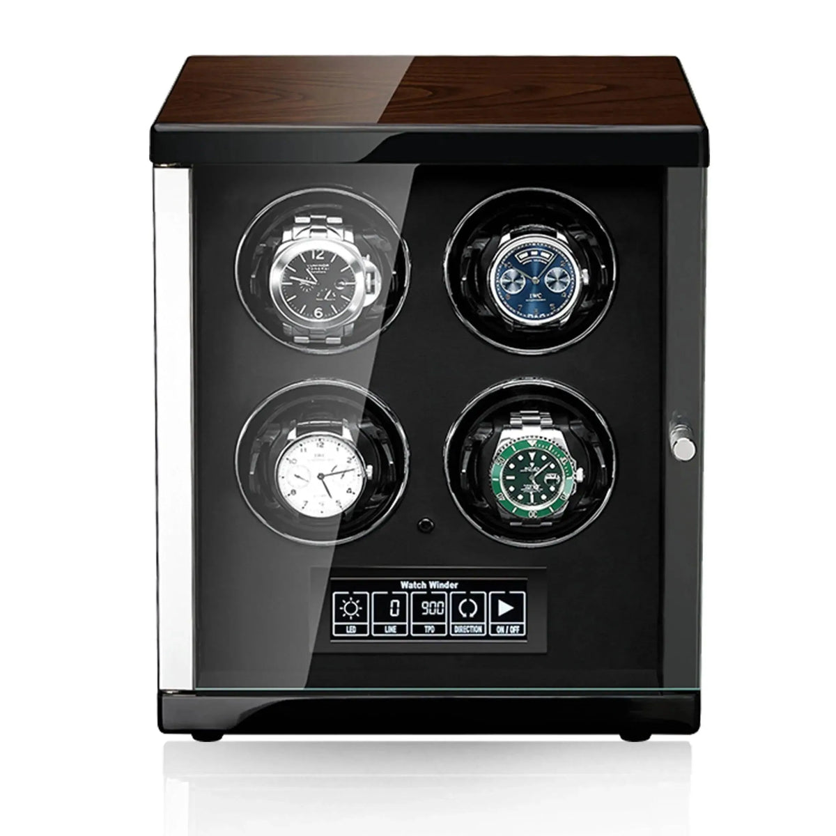 4 Watch Winder for Automatic Watches with Touch Screen Technology by Tempus
