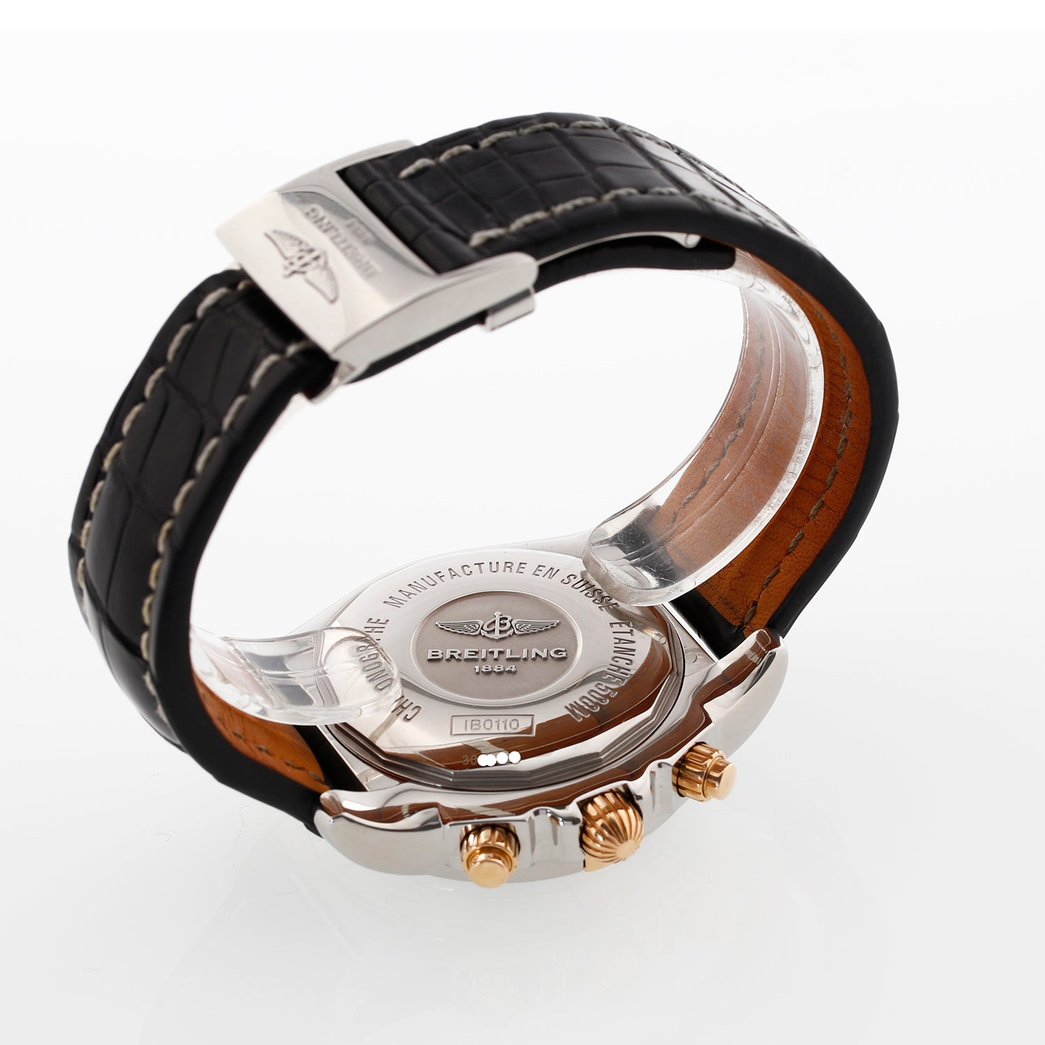 Breitling Chronomat 44 IB0110 18K Gold and Stainless – Swiss Watch