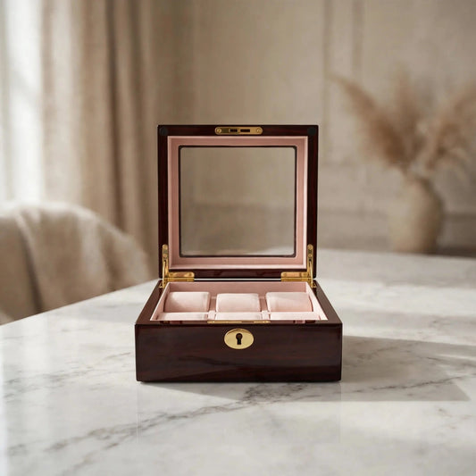 Tempus 6-Watch Box in Cherry Wood