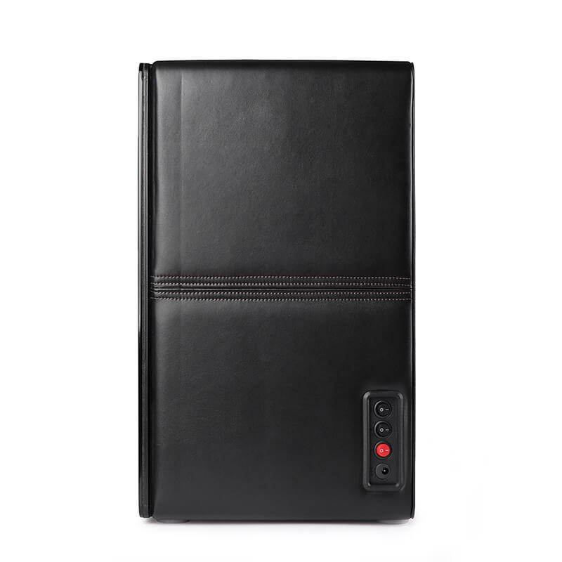 12 Watch Winder Safe Luxury Black Leather with Contrast Stitching by Aevitas - Reduced