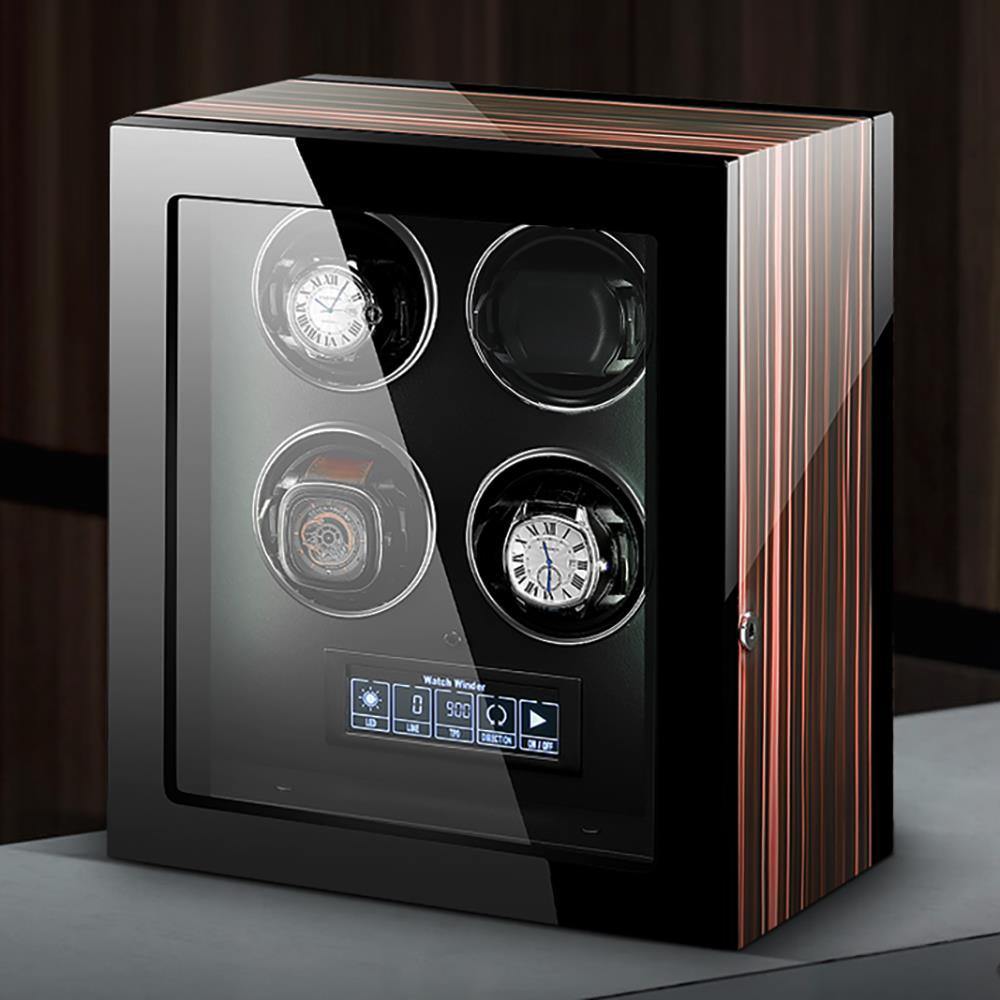 Tempus 4 Watch Winder for Automatic Watches with Touch Screen - Swiss Watch Store UK