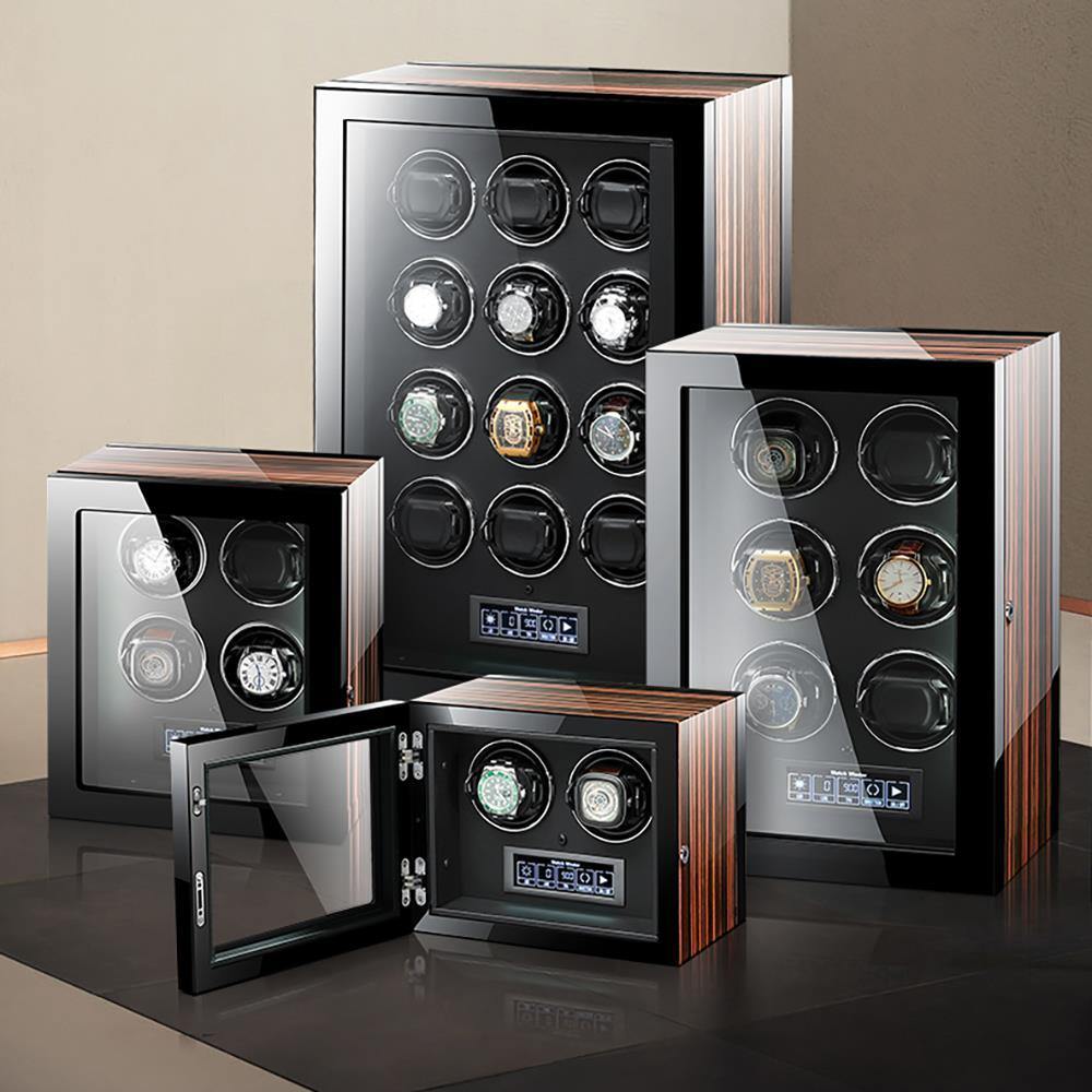 Tempus 12 Watch Winder for Automatic Watches with Touch Screen - Swiss Watch Store UK