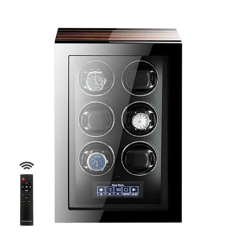Tempus 6 Watch Winder for Automatic Watches with Touch Screen - Swiss Watch Store UK