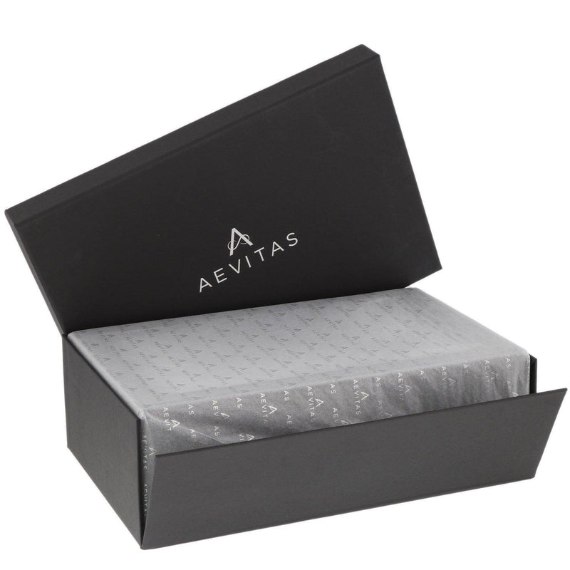 8 Watch Box Cognac Brown Genuine Leather Velvet Lining by Aevitas - Swiss Watch Store UK