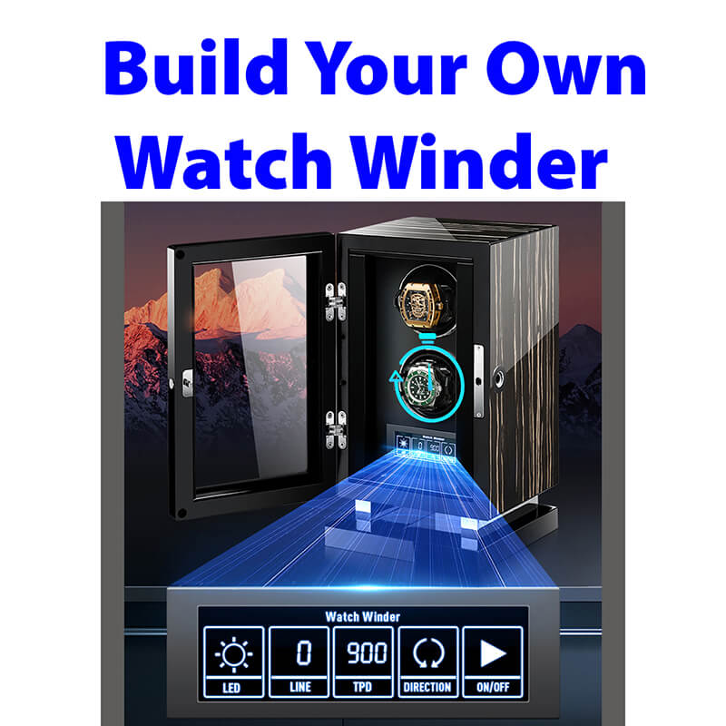 Build Your Own Watch Winder Kit for 8 Automatic Watches - Swiss Watch Store UK