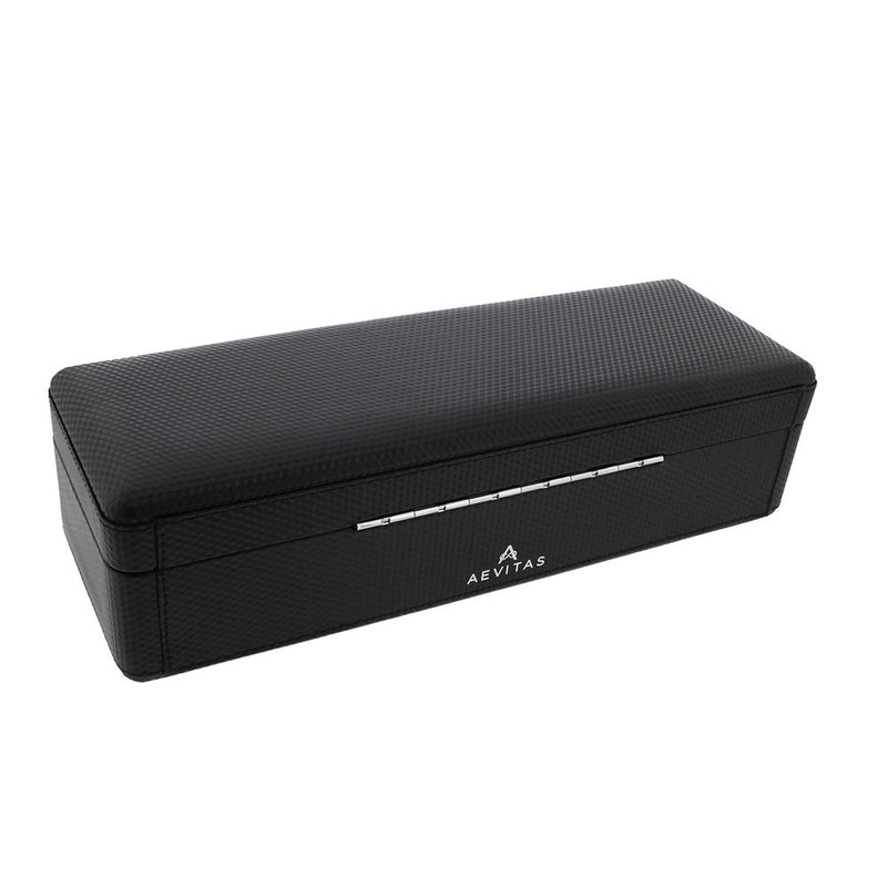 Carbon Fibre Leather Watch Box Premium Quality 6 Watches by Aevitas