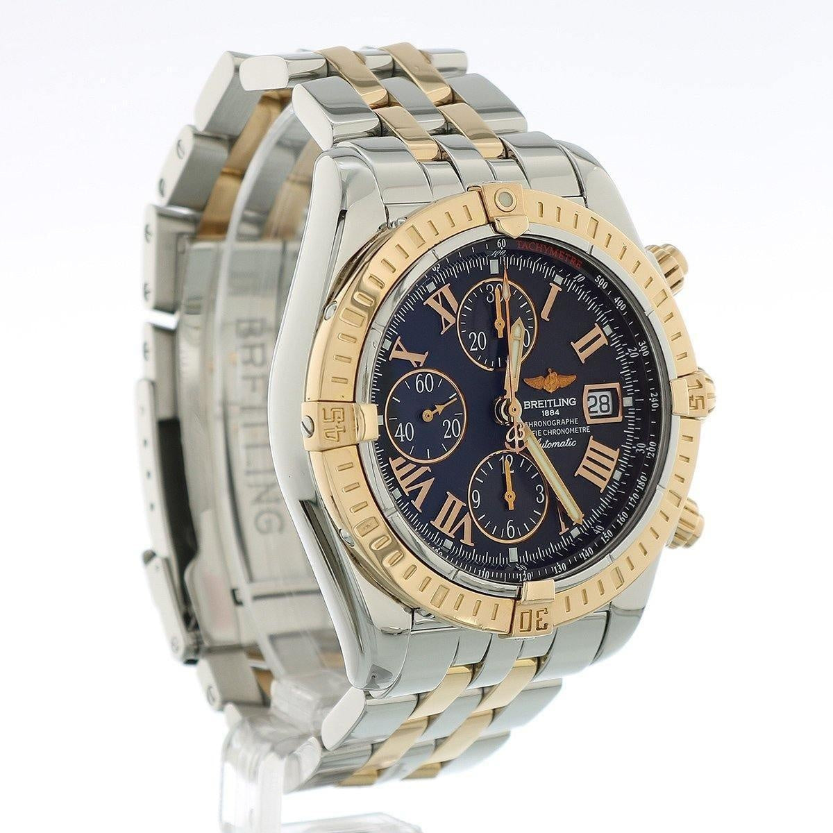 Breitling Chronomat 44 Stainless Steel & Rose Gold C13356 Immaculate Condition