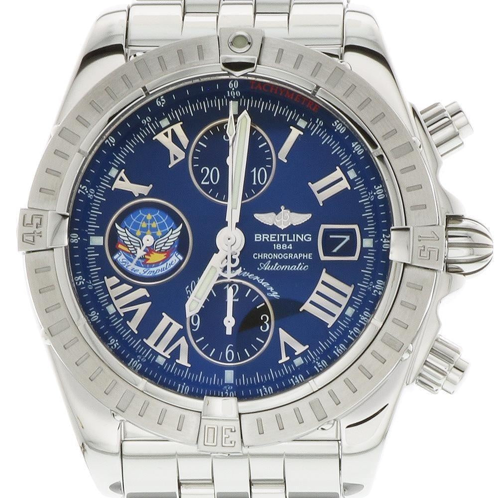 BREITLING CHRONOMAT Limited Edition 50th Anniversary 44mm Mint Condition - Swiss Watch Store UK
