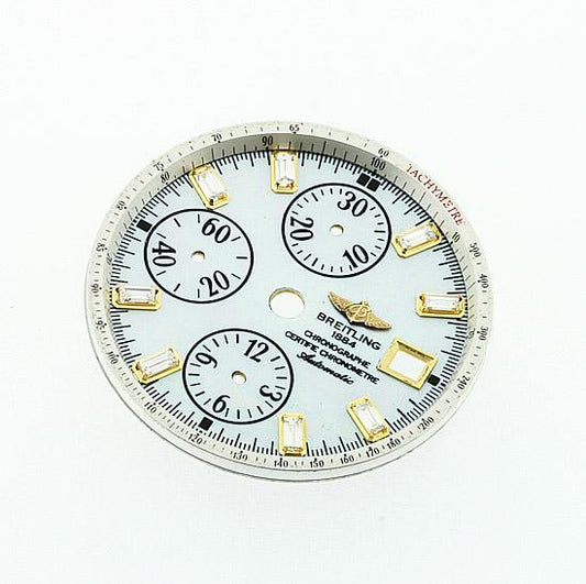 Breitling Chronomat Evolution Baguette Diamond Pearl Dial - Swiss Watch Store UK