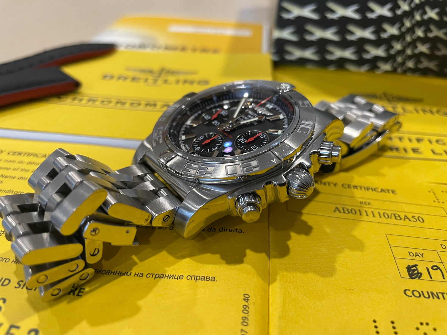 Breitling B01 Limited Edition 44 mm Box and Papers 100% Complete - Swiss Watch Store UK