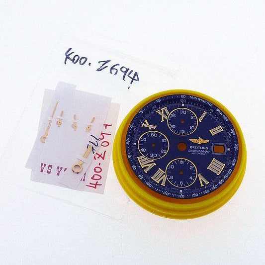 Breitling Crosswind Blue Dial, Gold Roman Numerals + New Hands Set