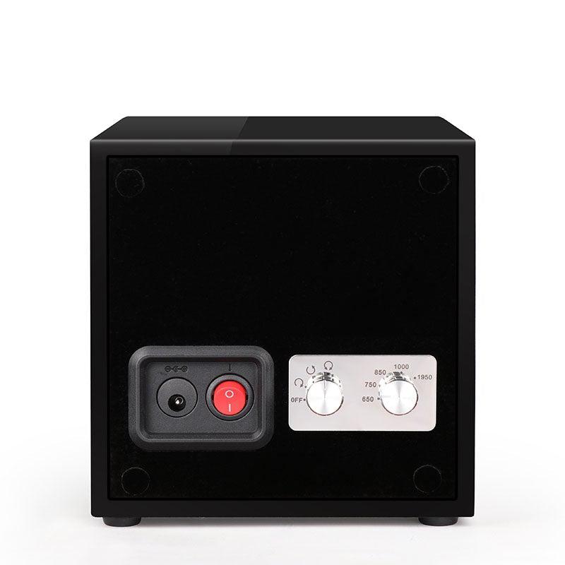 Single Watch Winder Black Edition Mains or Battery by Aevitas - Swiss Watch Store UK