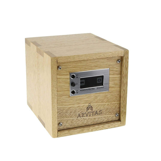 Watch Winder in Idigbo Hard Wood Made in the UK by Aevitas
