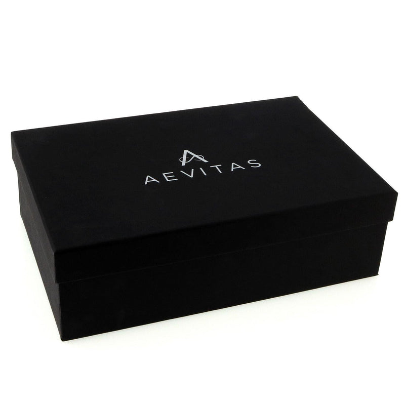 Watch and Cufflink Box in Natural Walnut Finish by Aevitas