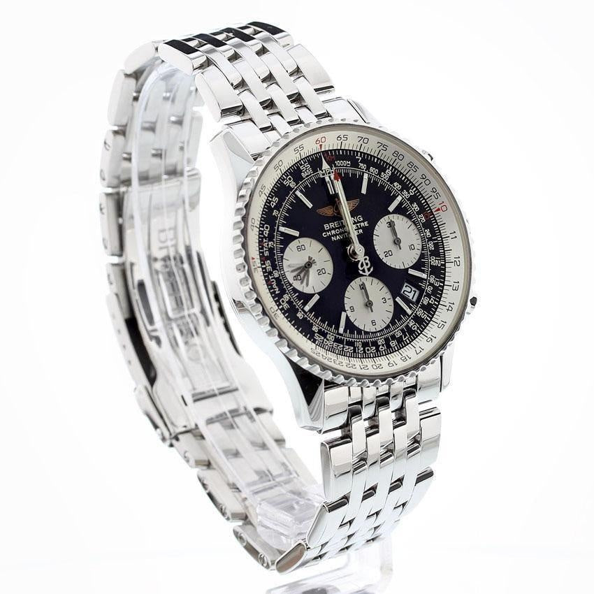 Breitling Navitimer Steel Automatic Mens Watch A23322 Box-Papers MINT - Swiss Watch Store UK