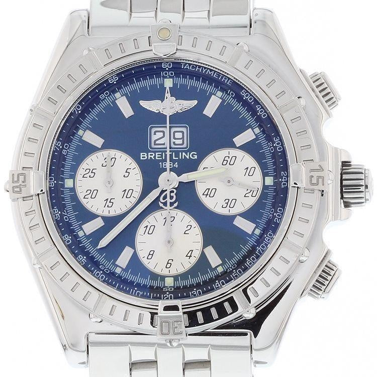 Breitling Crosswind Special Big Date with Blue Dial Complete with Boxes and Papers - Swiss Watch Store UK