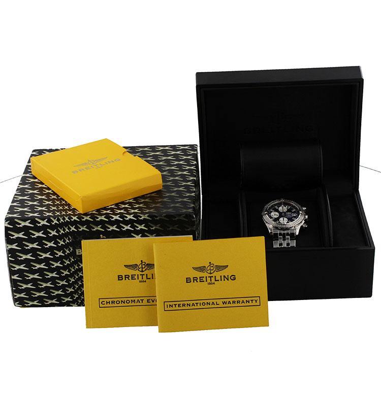 Breitling Chronomat Evolution 44 Stainless Steel A13356 with Box and Papers - Swiss Watch Store UK