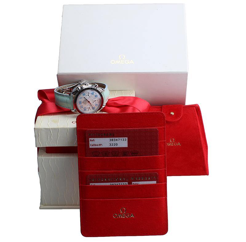 Omega Speedmaster Automatic Mother of Pearl Dial Automatic Watch 3834.71.33